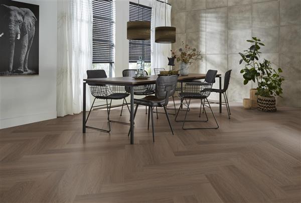 Grote foto yup fulham herringbone click src brown doe het zelf en verbouw tegels