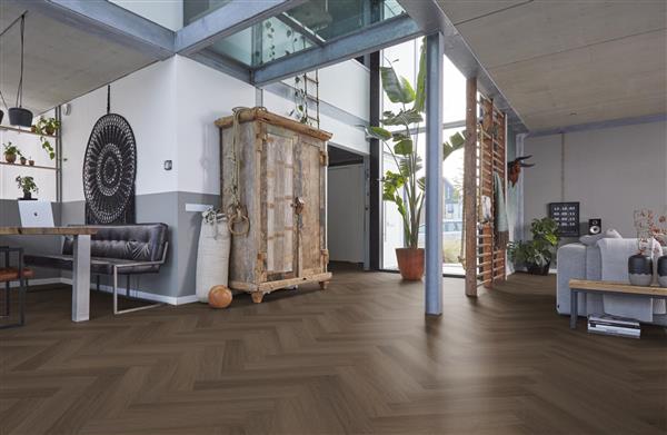 Grote foto yup fulham herringbone click src brown doe het zelf en verbouw tegels