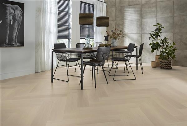 Grote foto yup fulham herringbone click src beige doe het zelf en verbouw tegels