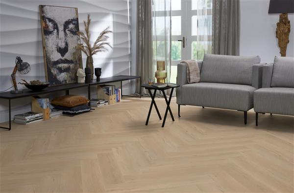 Grote foto yup leyton herringbone click src beige doe het zelf en verbouw tegels
