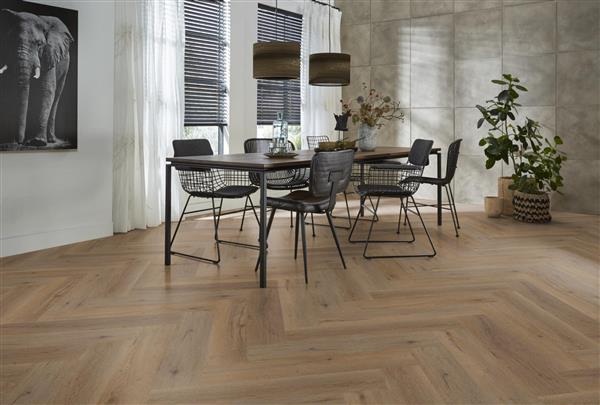 Grote foto yup leyton herringbone click src natural oak doe het zelf en verbouw tegels