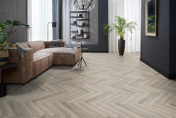 Grote foto yup herringbone click src grey doe het zelf en verbouw tegels