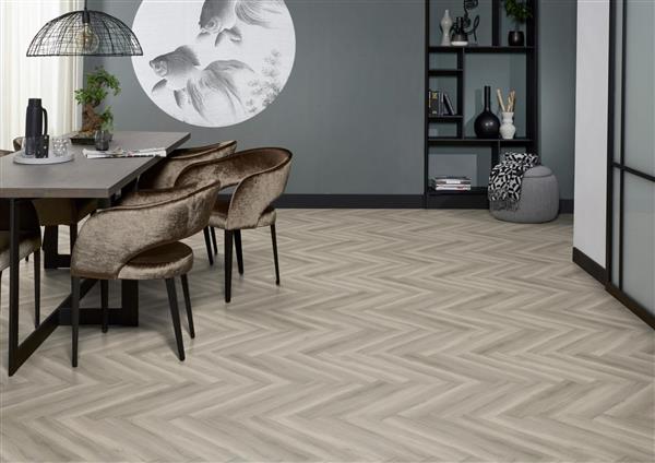 Grote foto yup herringbone click src grey doe het zelf en verbouw tegels