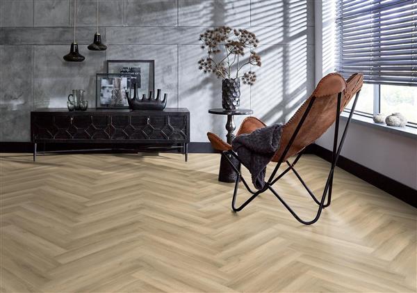 Grote foto yup herringbone click src beige doe het zelf en verbouw tegels
