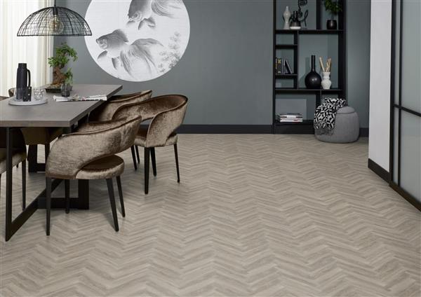 Grote foto yup herringbone click src light grey doe het zelf en verbouw tegels