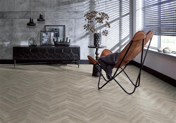 Grote foto yup herringbone click src light grey doe het zelf en verbouw tegels