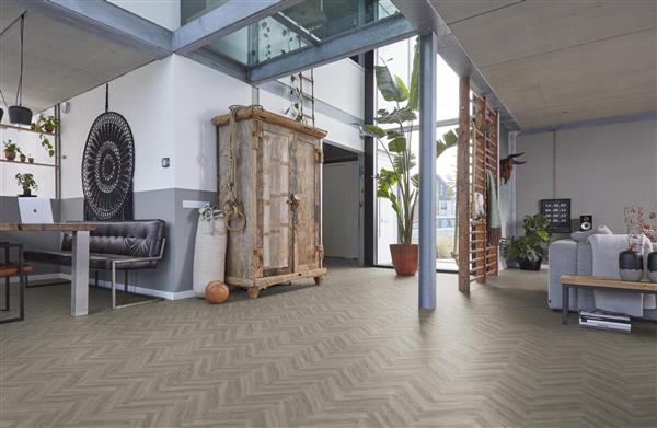 Grote foto yup herringbone click src light grey doe het zelf en verbouw tegels