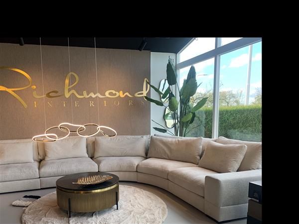 Grote foto bank burton richmond interiors verkrijgbaar in diverse opstellingen huis en inrichting eettafels