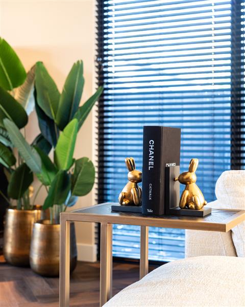 Grote foto boekenstandaard cony zwart goud richmond interiors huis en inrichting eettafels