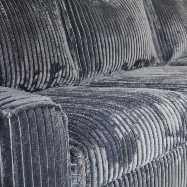 Grote foto mysofa hoekbank teddy antraciet 5 jaar garantie divan links 2 5 zits huis en inrichting eettafels