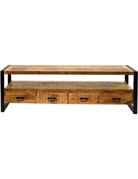 Grote foto tv meubel britt 4 lades 180x60x45 cm actie huis en inrichting eettafels