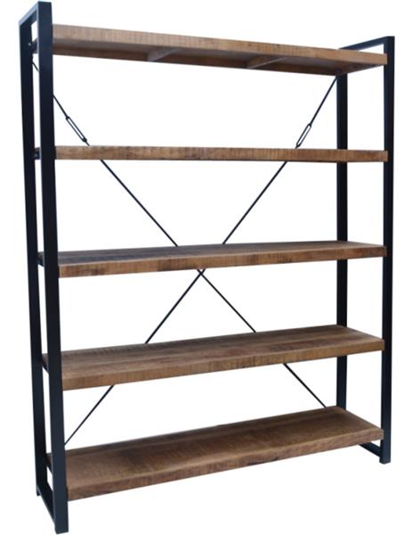 Grote foto boekenkast britt 120 cm huis en inrichting eettafels