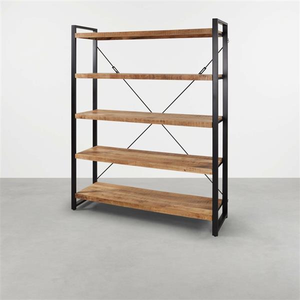 Grote foto boekenkast britt 120 cm huis en inrichting eettafels