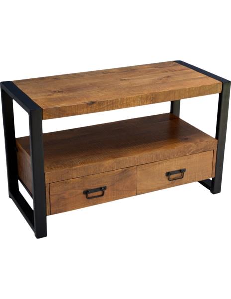 Grote foto tv meubel britt 2 lade 120 cm actie huis en inrichting eettafels