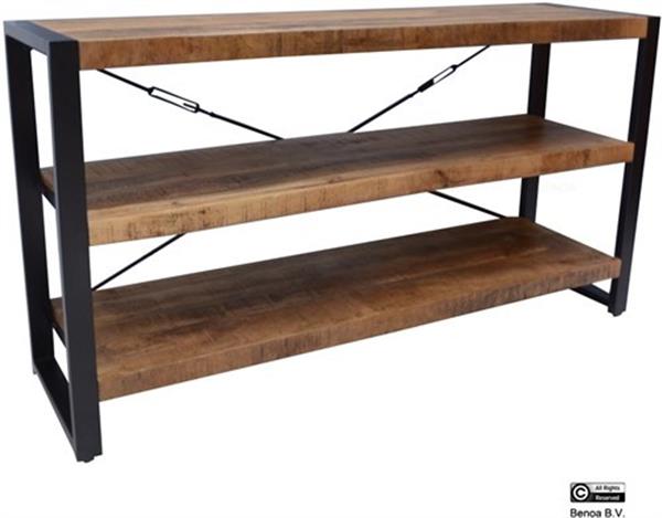 Grote foto boekenkast britt triple blad 150 cm huis en inrichting eettafels