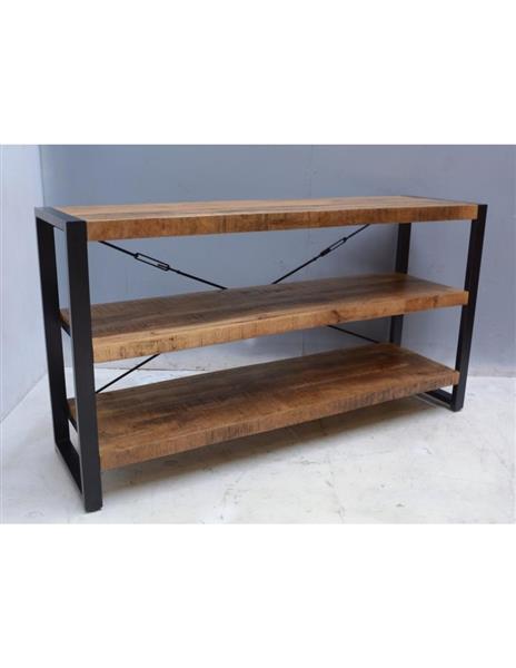 Grote foto boekenkast britt triple blad 150 cm huis en inrichting eettafels