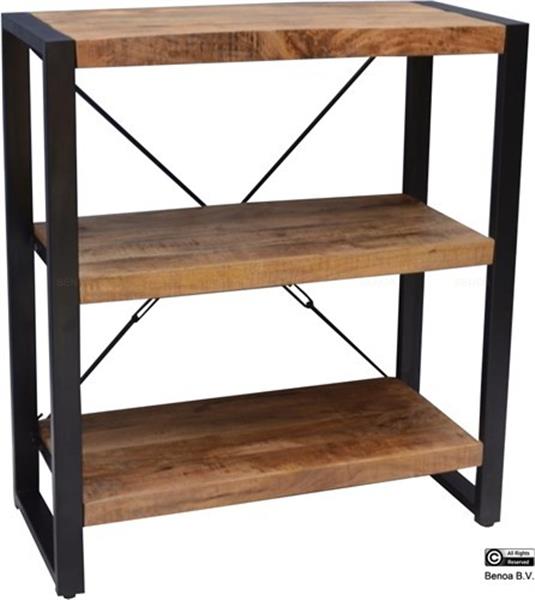 Grote foto boekenkast britt triple blad 90 cm huis en inrichting eettafels