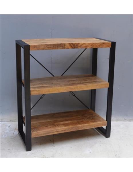 Grote foto boekenkast britt triple blad 90 cm huis en inrichting eettafels