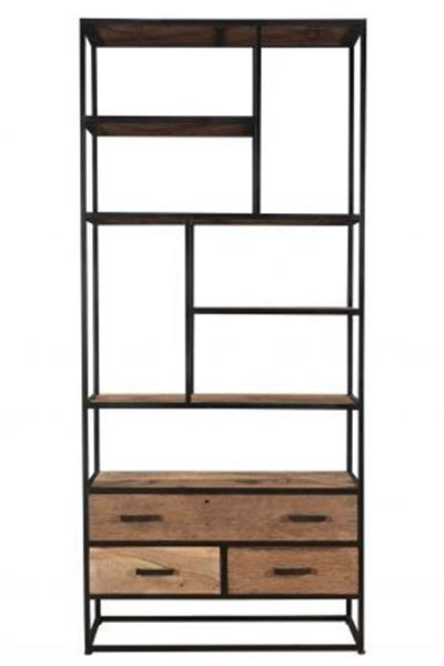 Grote foto boekenkast dakota 90 cm huis en inrichting eettafels