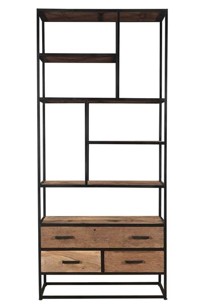 Grote foto boekenkast dakota 90 cm huis en inrichting eettafels