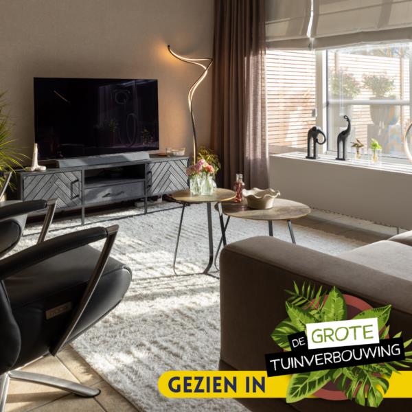 Grote foto tv meubel new york zwart visgraat 165x50x45 cm huis en inrichting eettafels