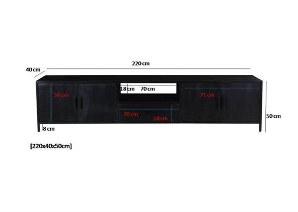Grote foto tv meubel kala 220x40x50 cm huis en inrichting eettafels