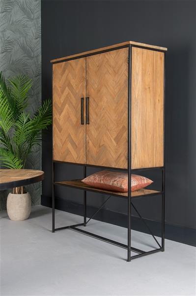 Grote foto kast accent 2 deurs 120x45x180 cm huis en inrichting eettafels