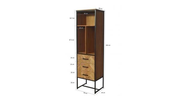 Grote foto kast accent small 55x45x200 cm huis en inrichting eettafels