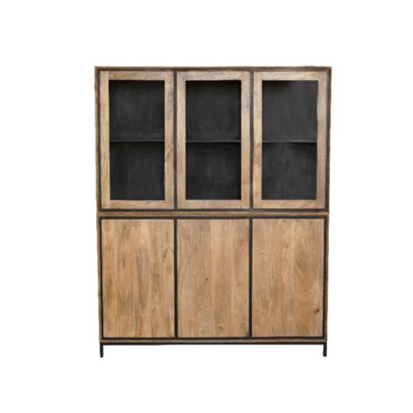 Grote foto vitrinekast richwood 160 cm huis en inrichting eettafels
