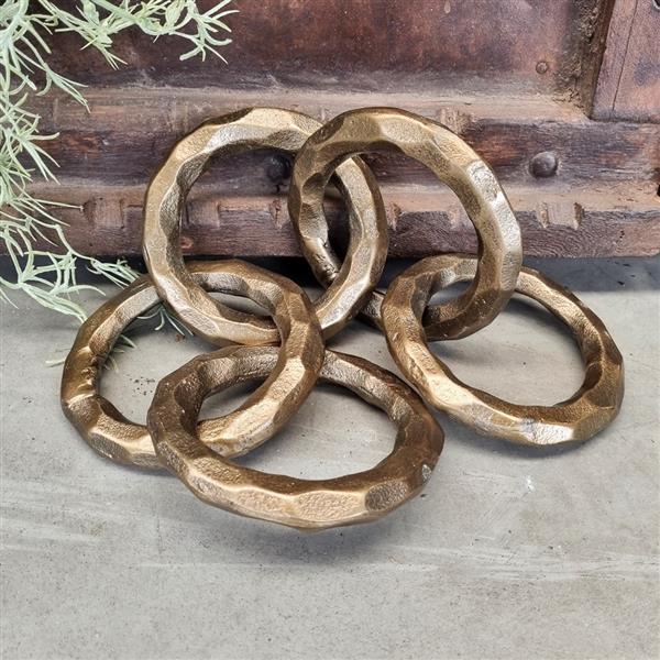 Grote foto moderne luxe gouden ketting kunst decoratieve sculptuur metaal huis en inrichting eettafels