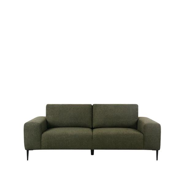 Grote foto bank ferraro 3 zits 212x88x85 cm hunter touch zwart metaal huis en inrichting eettafels