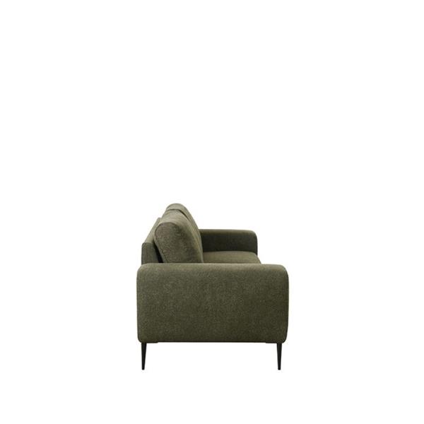 Grote foto bank ferraro 3 zits 212x88x85 cm hunter touch zwart metaal huis en inrichting eettafels
