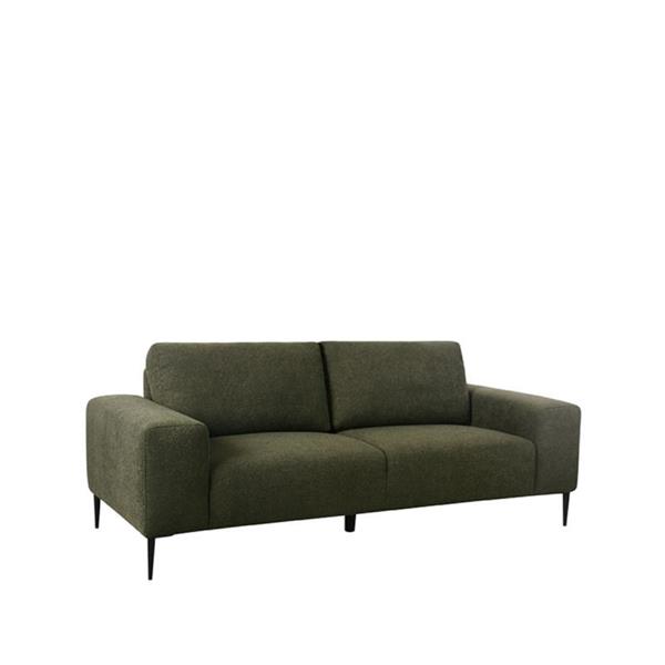 Grote foto bank ferraro 3 zits 212x88x85 cm hunter touch zwart metaal huis en inrichting eettafels