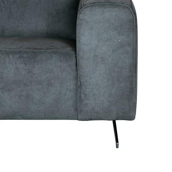 Grote foto bank modena ottomane 2.5 zits graphite microskin voorstaand links huis en inrichting eettafels