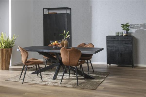 Grote foto kolom bisou groen creme richmond interiors huis en inrichting eettafels