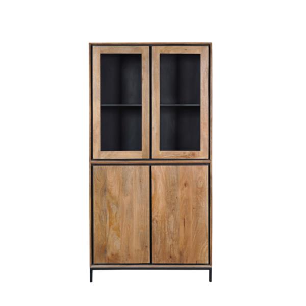 Grote foto vitrinekast richwood 100 cm huis en inrichting eettafels