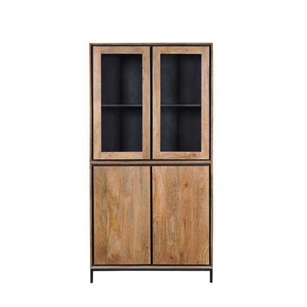 Grote foto vitrinekast richwood 100 cm huis en inrichting eettafels