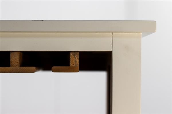 Grote foto wijnkast 84x40x177 cm wit 18 wijnvakken en 4 lades huis en inrichting eettafels