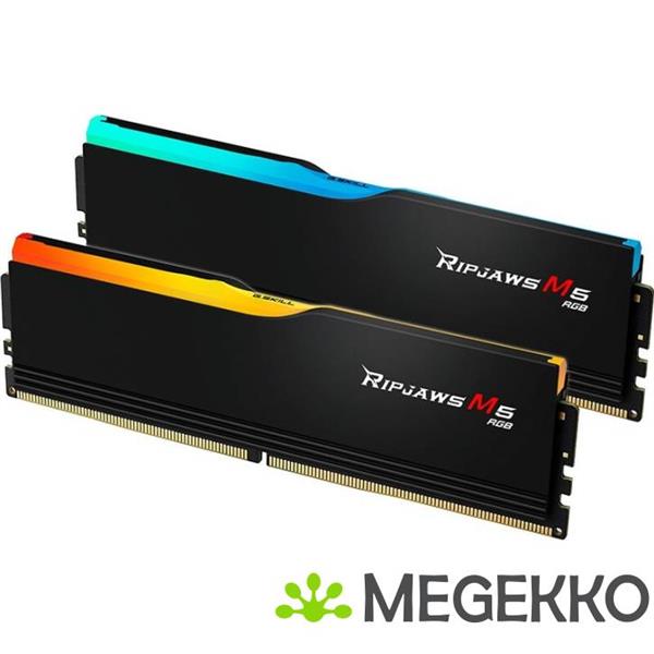Grote foto g.skill f5 6000j3040g32gx2 rm5rk geheugenmodule 64 gb 2 x 32 gb ddr5 6000 mhz computers en software overige computers en software