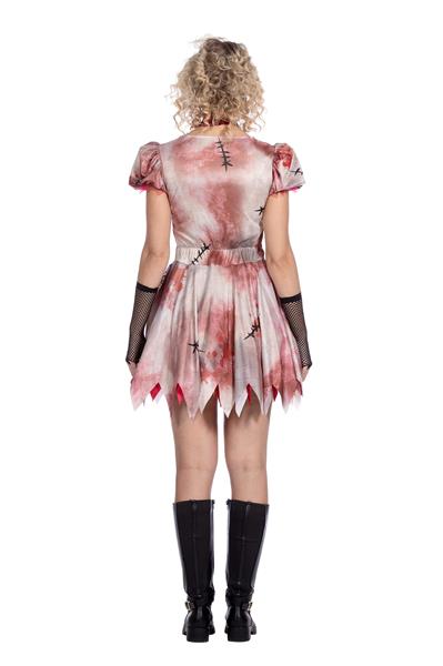 Grote foto halloween jurk dames kort met bloed 2 delig verzamelen overige verzamelingen