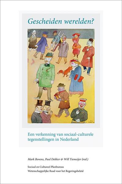 Grote foto gescheiden werelden boeken politiek en maatschappij