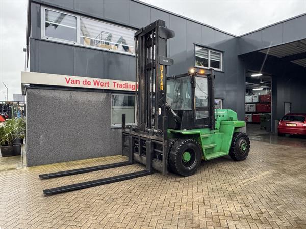Grote foto hyster h8.00xl duplo 525 sideshift fork positioner 6 cilinder perkins diesel 1999 agrarisch heftrucks