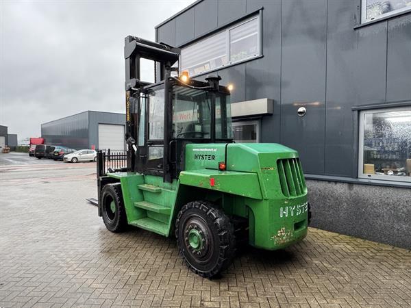 Grote foto hyster h8.00xl duplo 525 sideshift fork positioner 6 cilinder perkins diesel 1999 agrarisch heftrucks