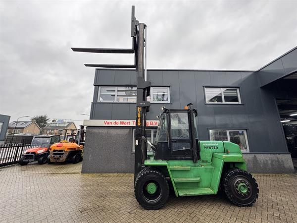 Grote foto hyster h8.00xl duplo 525 sideshift fork positioner 6 cilinder perkins diesel 1999 agrarisch heftrucks