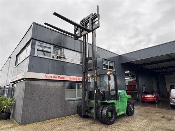 Grote foto hyster h8.00xl duplo 525 sideshift fork positioner 6 cilinder perkins diesel 1999 agrarisch heftrucks