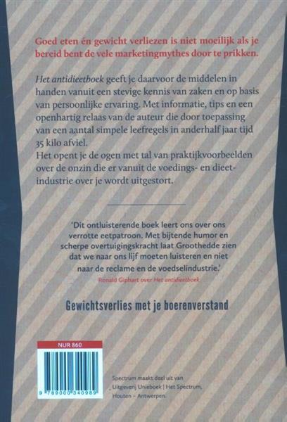 Grote foto het antidieetboek boeken gezondheid en voeding