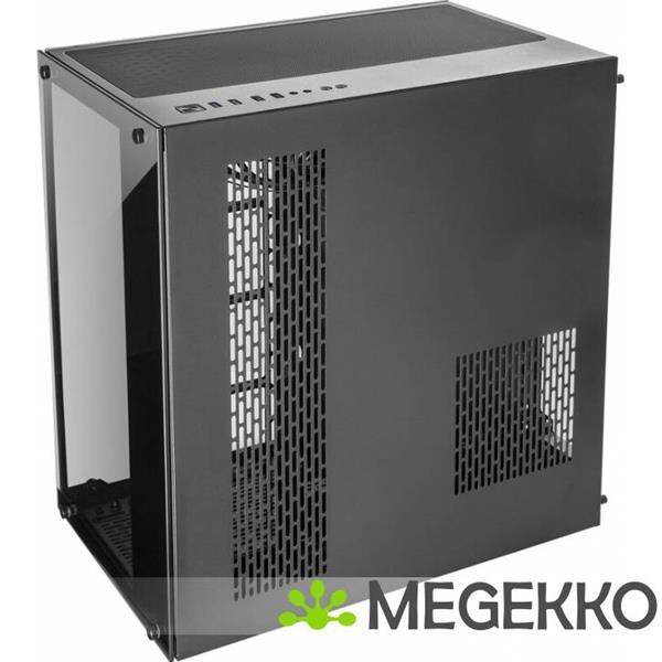 Grote foto inter tech c 701 panorama zwart computers en software behuizingen en kasten