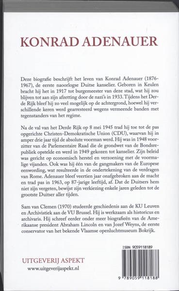 Grote foto konrad adenauer boeken overige boeken