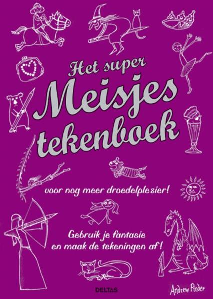 Grote foto het super meisjes tekenboek boeken overige boeken