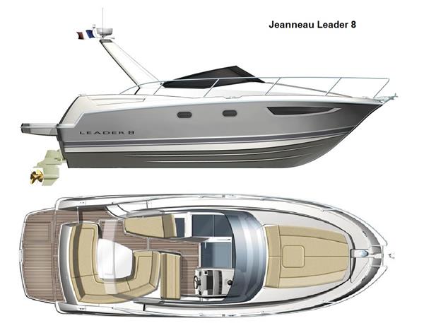 Grote foto zeer moderne hernieuwde refit sportjacht 9x3m watersport en boten motorboten en jachten